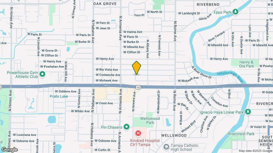 2120 W Comanche Ave Map and Location Details