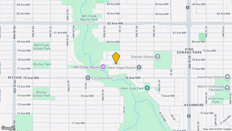 9110-9177 77 Ave NW Map and Location Details