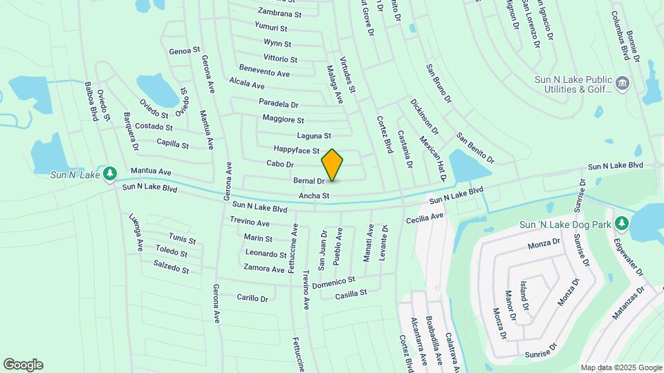 7539 Bernal Dr Map and Location Details