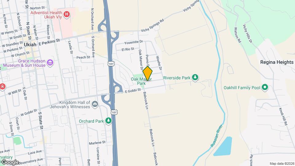 580 Pomo Dr Map and Location Details