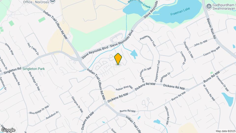 1015 Rock Creek Ln Map and Location Details