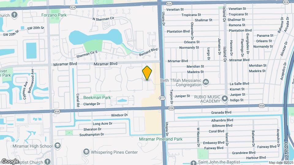 2764 SW 81st Terrace Map and Location Details