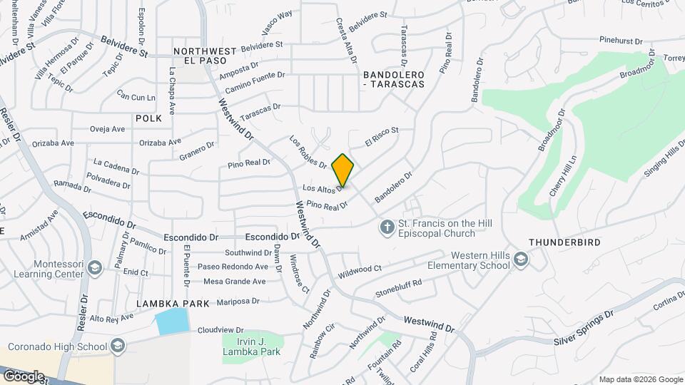 6308 Los Altos Dr Map and Location Details