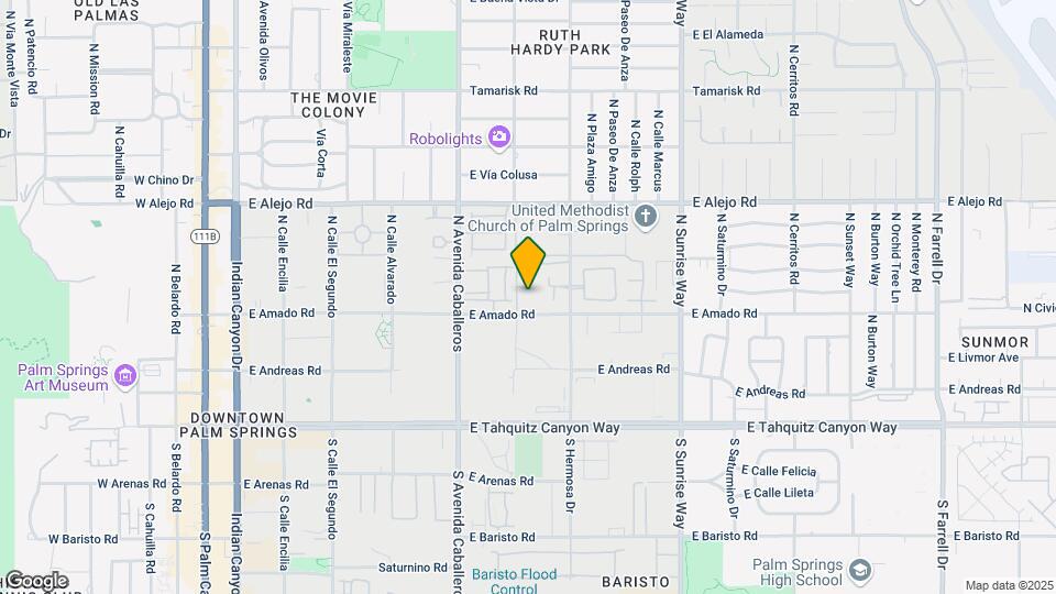 1100 E Amado Rd Map and Location Details