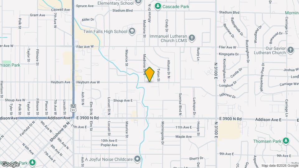 1831 Teton Ct Map and Location Details