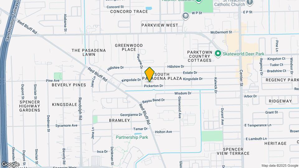 2117 Pickerton Dr Map and Location Details