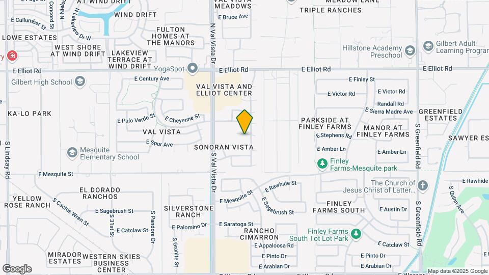 1727 E Horseshoe Ave Map and Location Details