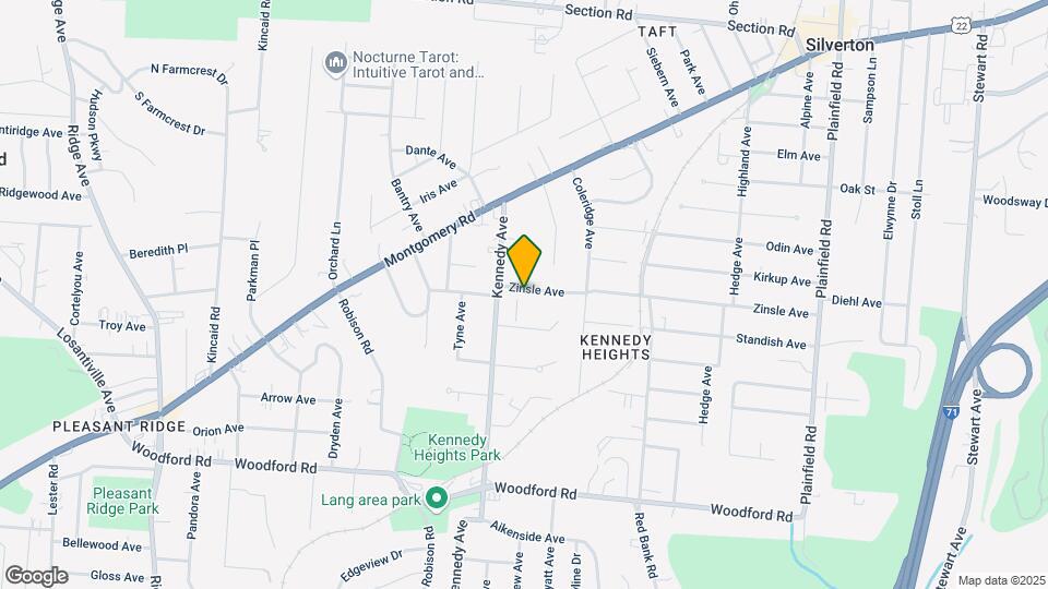 3627 Zinsle Ave Map and Location Details