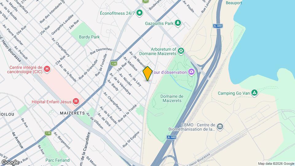 1435 Mailloux Av Map and Location Details