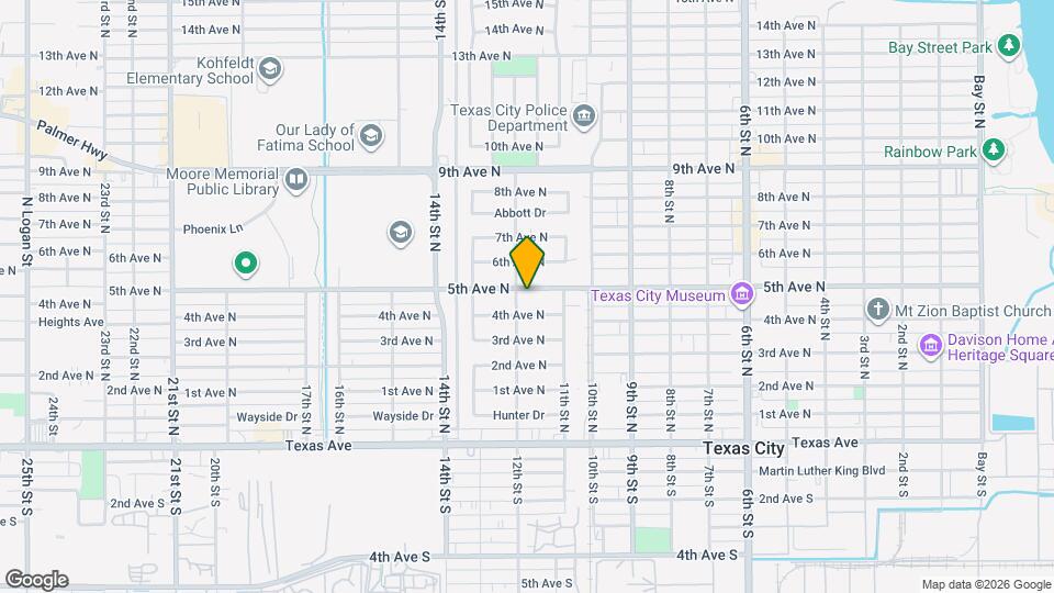 1133 5th Ave N Map and Location Details