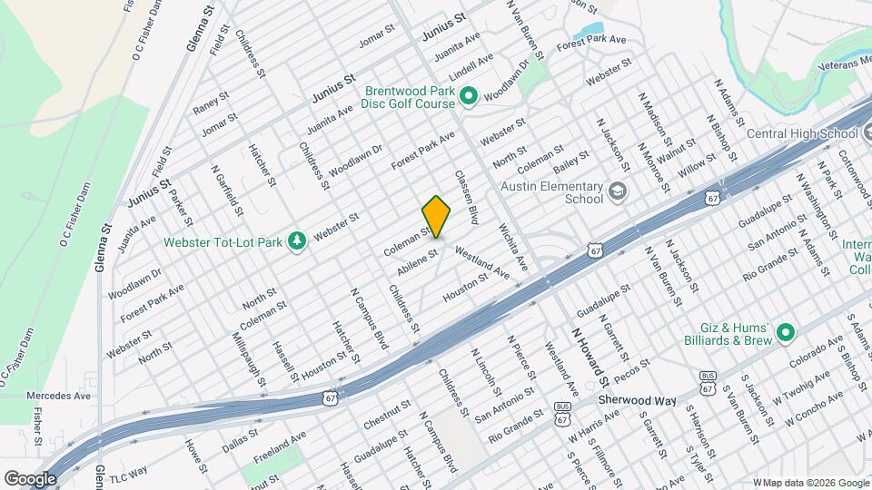 2326 Abilene St Map and Location Details