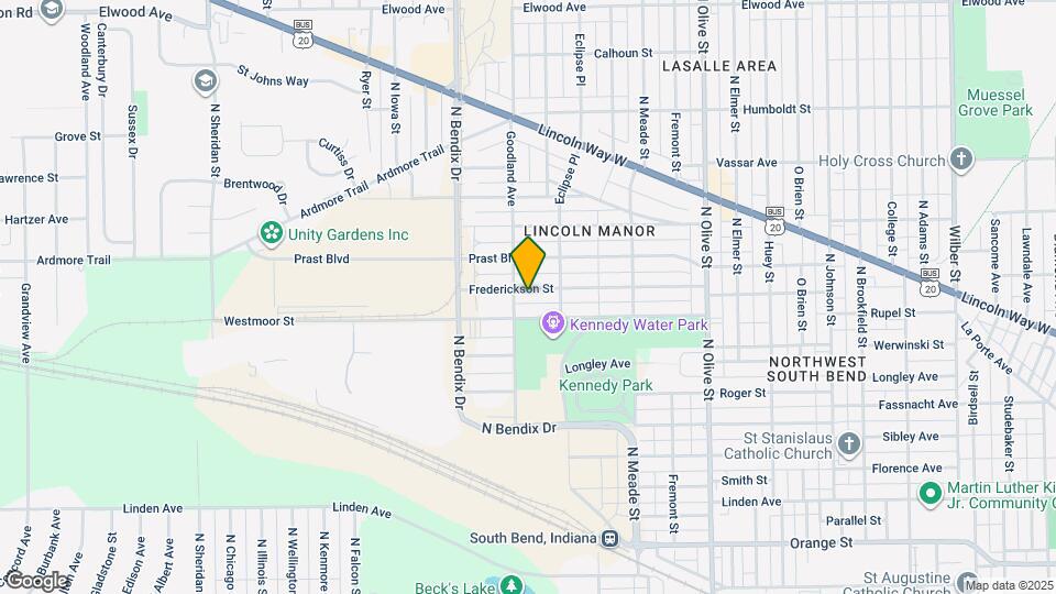 2910 Frederickson St Map and Location Details