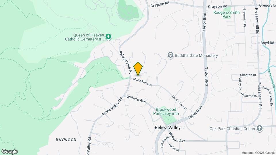 3280 Gloria Terrace Map and Location Details