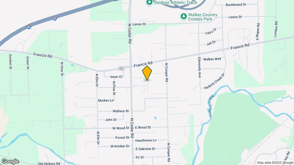 1232 Town Crest Dr Map and Location Details