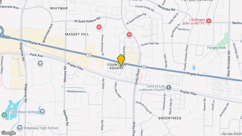 6561 Poplar Woods Cir E Map and Location Details