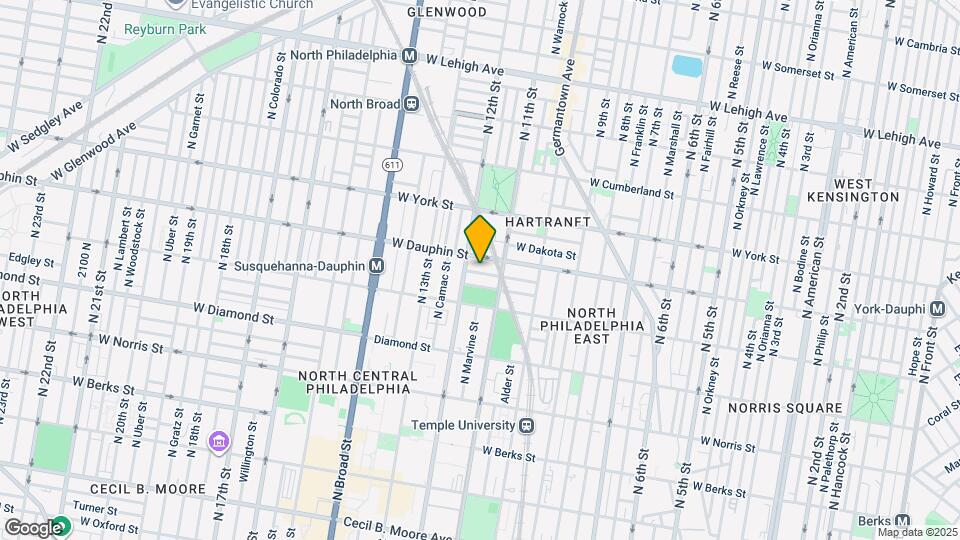 1127 W Nevada St Map and Location Details