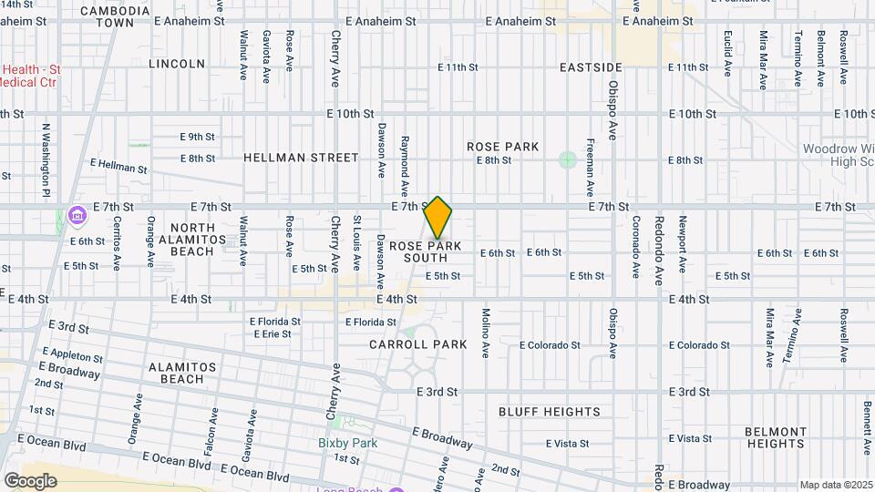 2415 E 6th St Map and Location Details