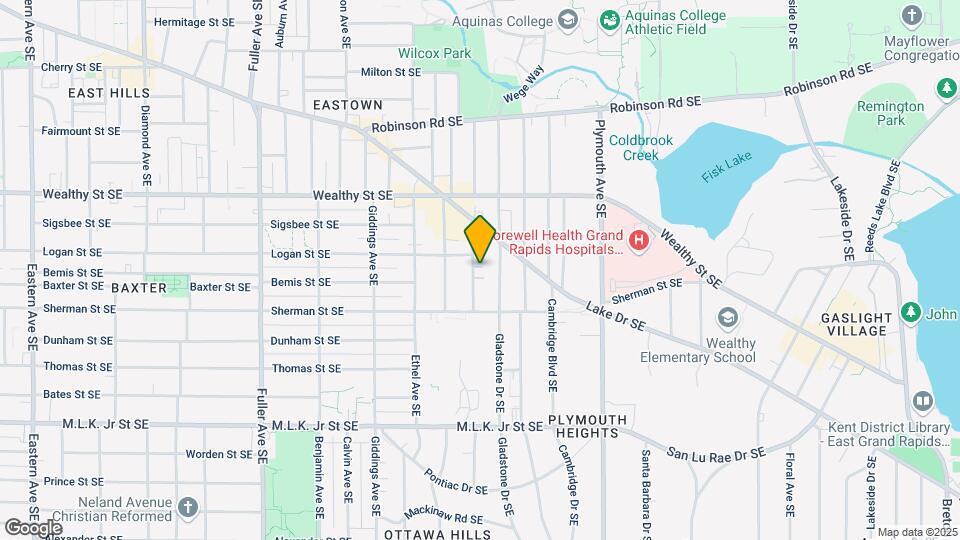 510 Glenwood Ave SE, Unit Cozy Furnished Carriage H Map and Location Details