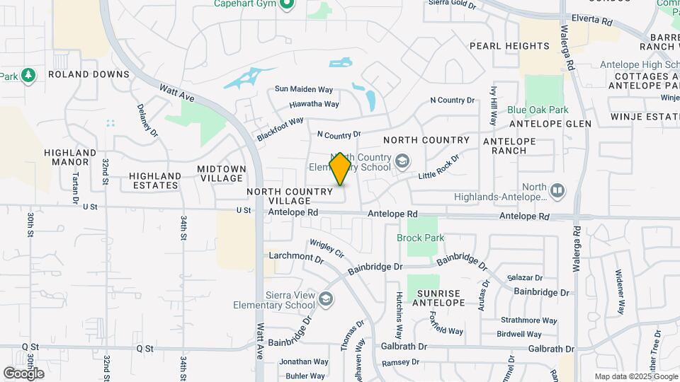 3711 Comanche Way Map and Location Details