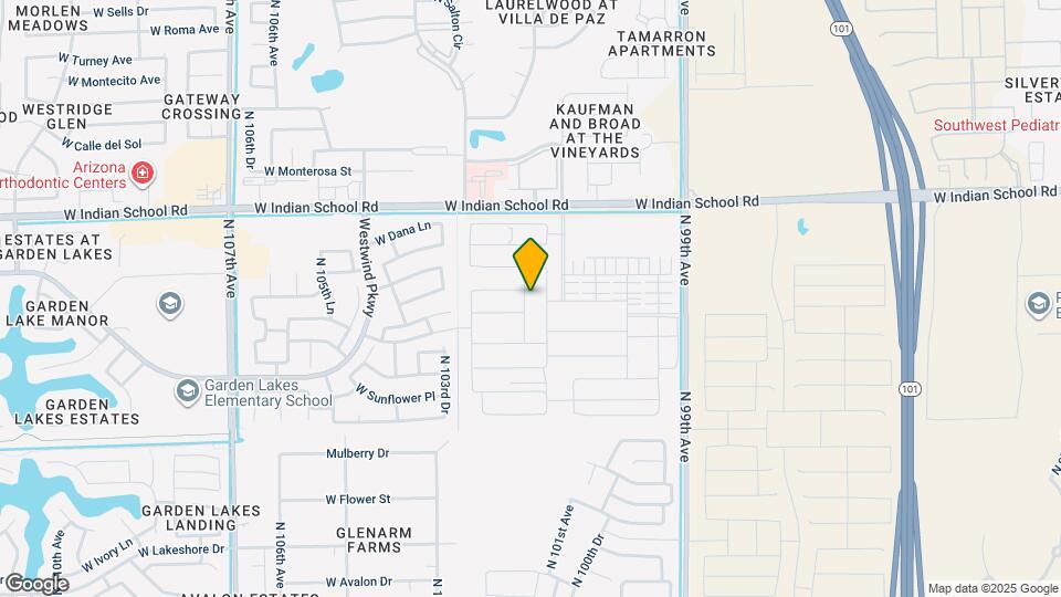 3765 N 102nd Ave Map and Location Details