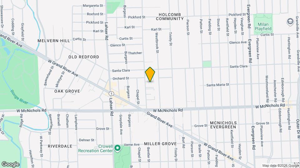 17286 Bentler St Map and Location Details