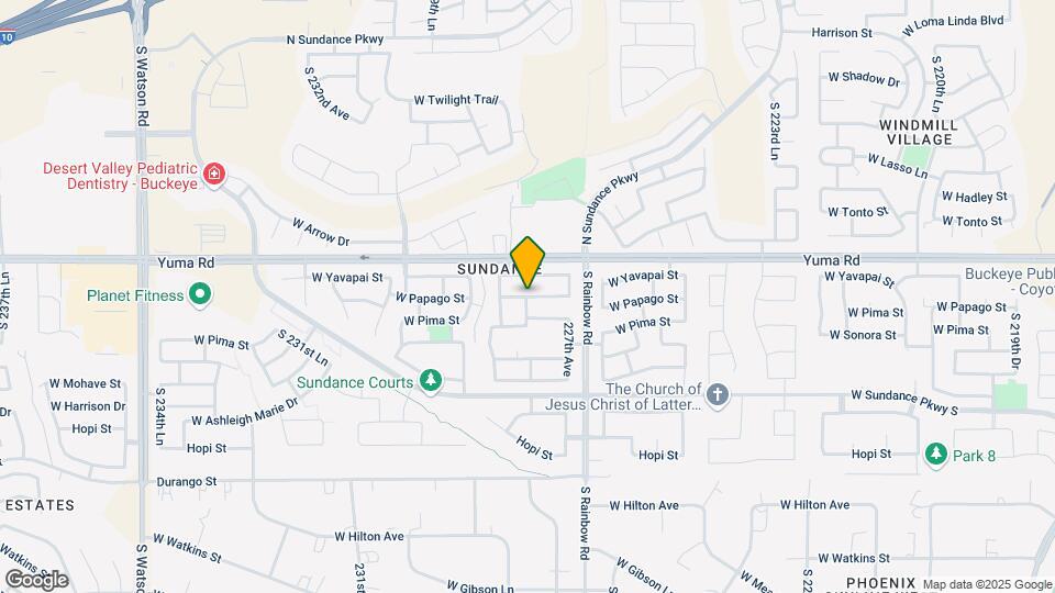 941-22739 W Papago St Mapa y Detalles de la Ubicación