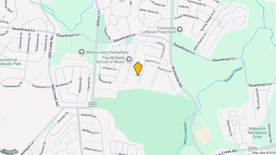 2796 Springhaven Pl Map and Location Details