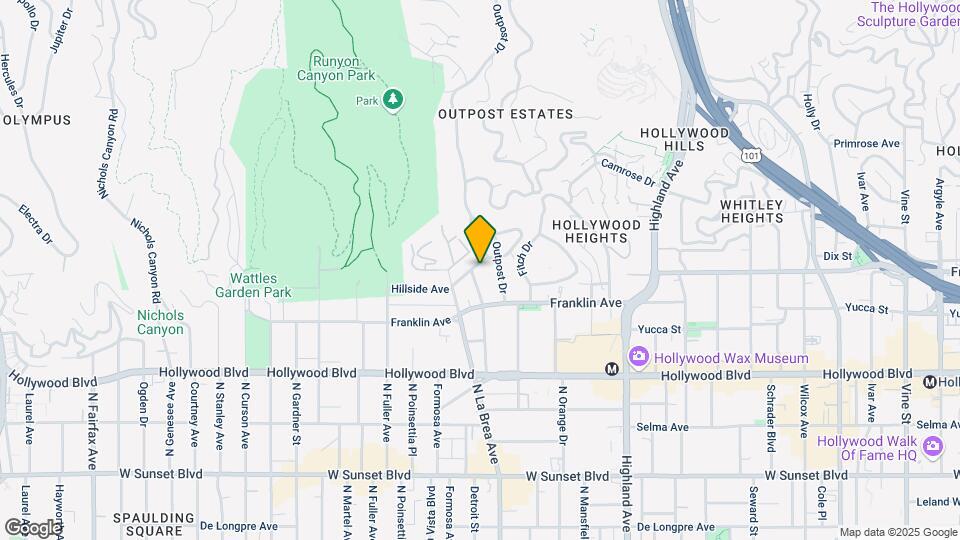 1846 El Cerrito Pl Mapa y Detalles de la Ubicación