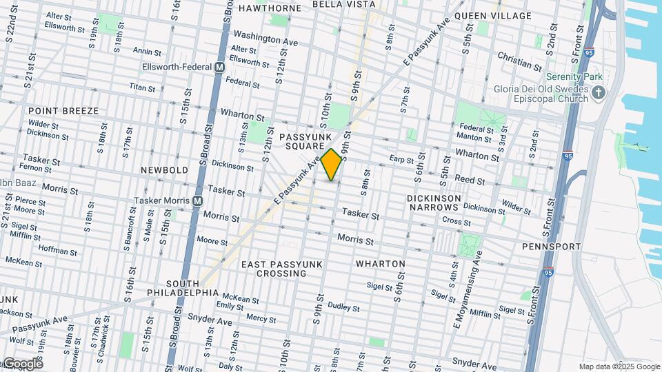 904 Dickinson St Map and Location Details