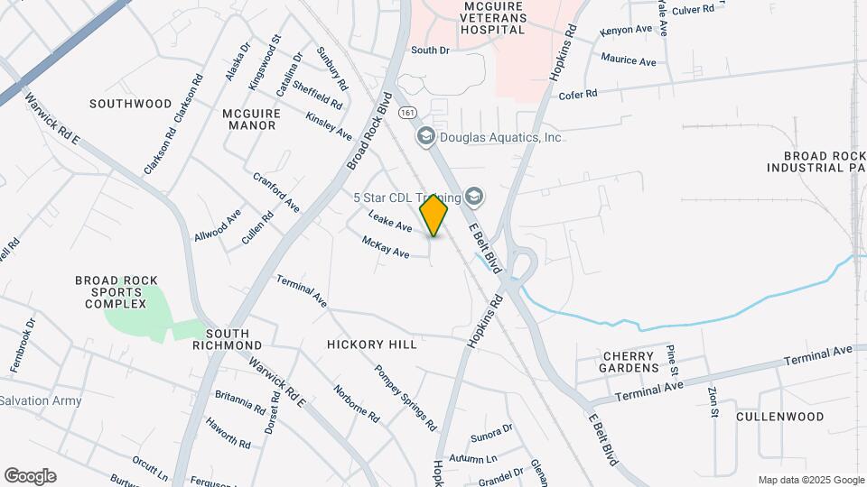 2201 S Kinsley Ave Map and Location Details