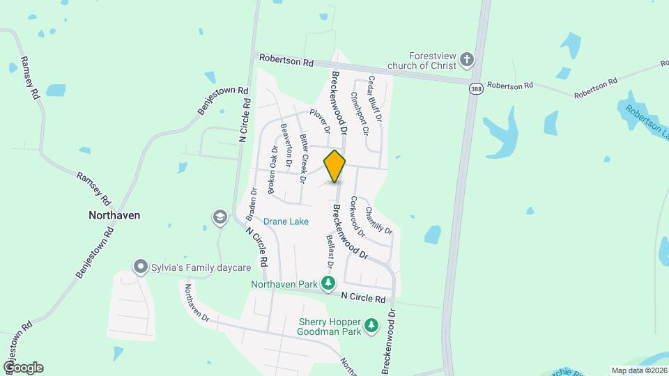 5207 Breckenwood Dr Map and Location Details