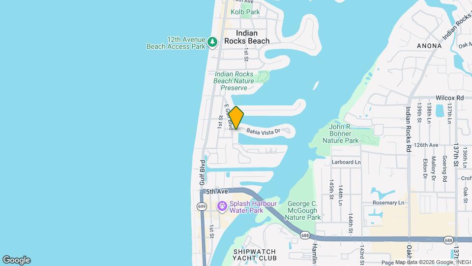 717 E Gulf Blvd Map and Location Details