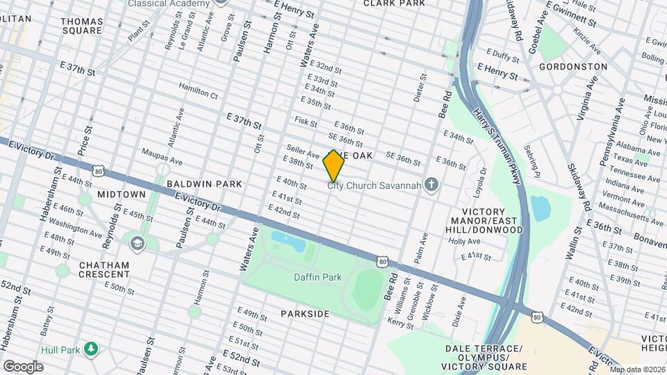 1301 E 39th St Mapa y Detalles de la Ubicación