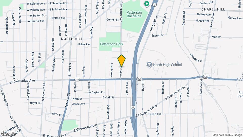 661 Patterson Ave Map and Location Details