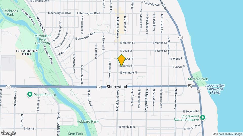 1813 E Jarvis St Map and Location Details