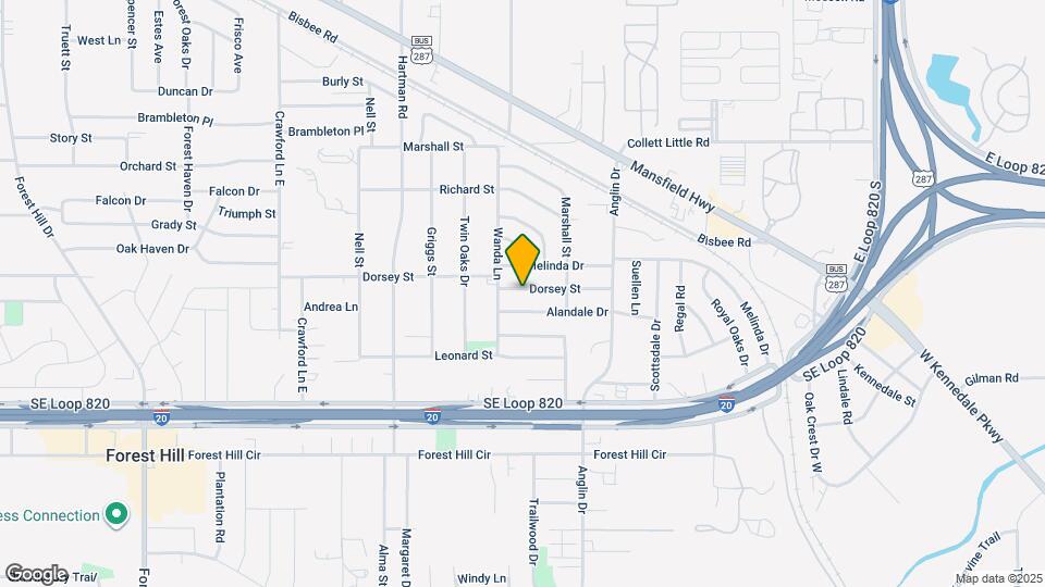 4716 Dorsey St Map and Location Details