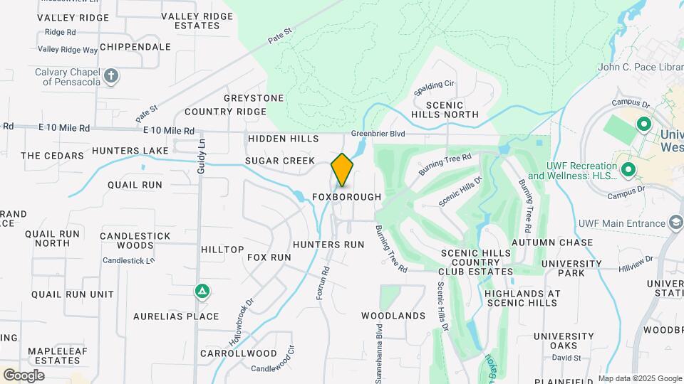 1314 Foxborough Dr Map and Location Details