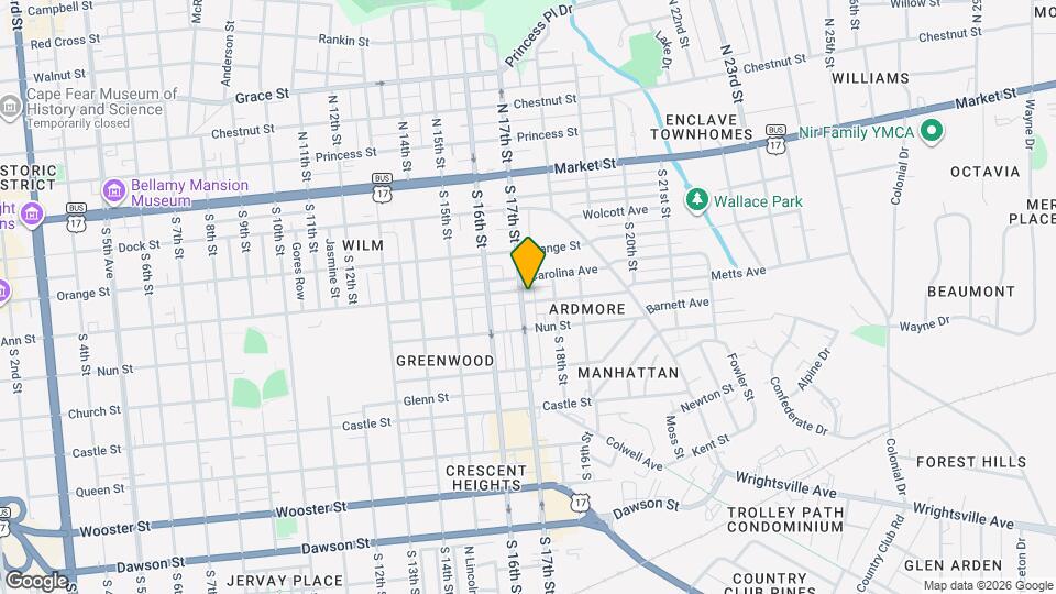 225 S 17th St Map and Location Details