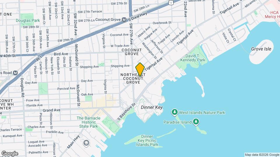 2666 Tigertail Ave Mapa y Detalles de la Ubicación