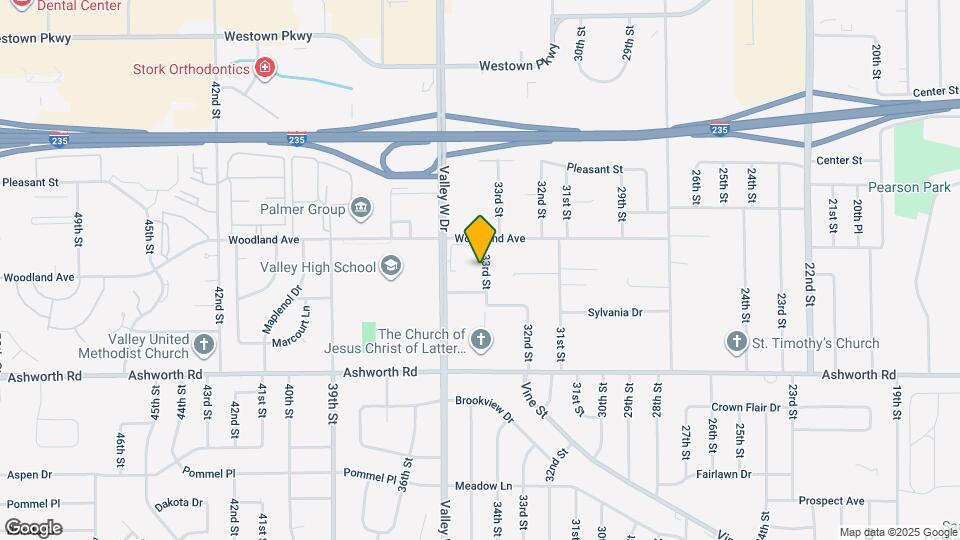 1122 33rd St Map and Location Details