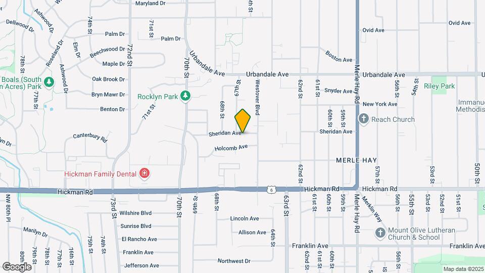 6600 Sheridan Ave Map and Location Details