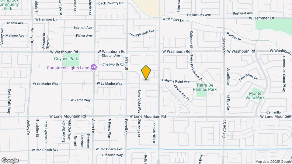 3016 W La Madre Way Map and Location Details