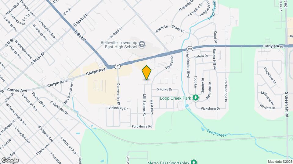 935 Fair Oaks Dr Map and Location Details