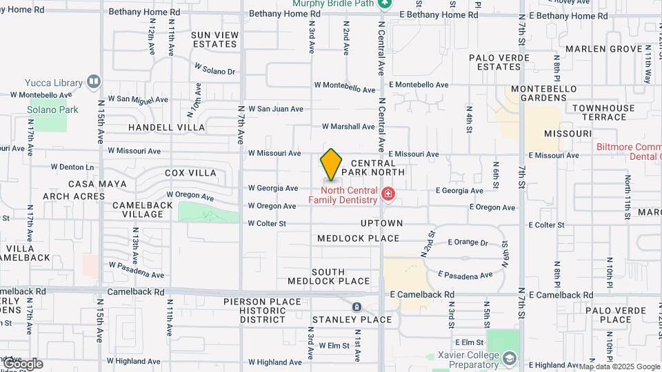 134 W Georgia Ave Mapa y Detalles de la Ubicación