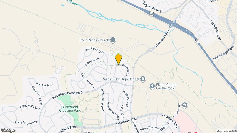 3323 Blue Grass Cir Map and Location Details