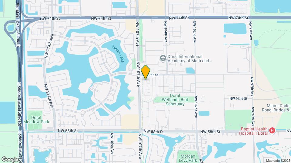6422 NW 105th Pl Map and Location Details