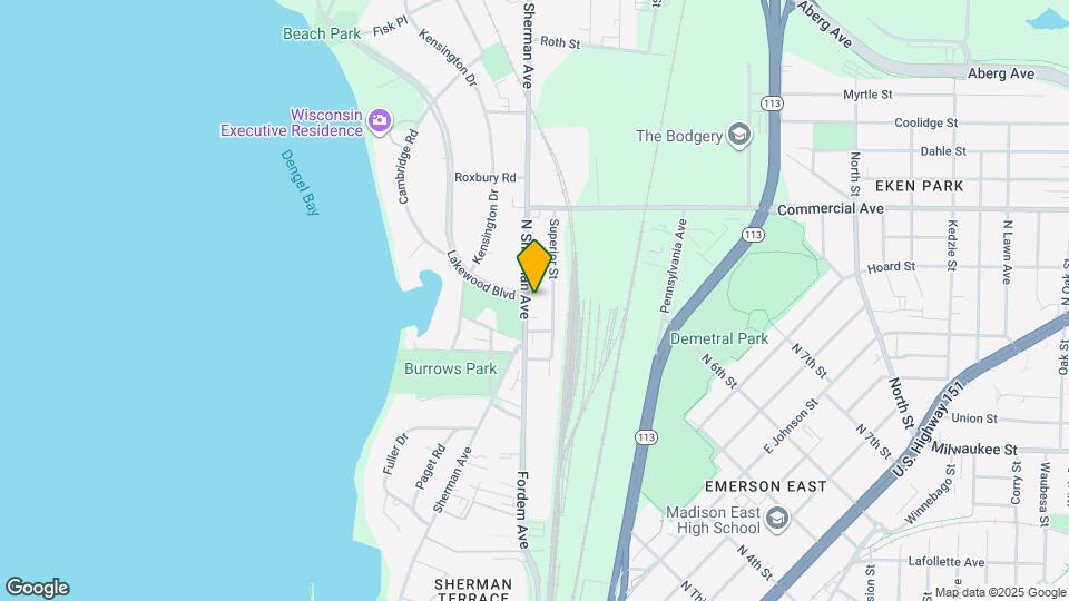 329 N Sherman Ave, Unit 3 Map and Location Details