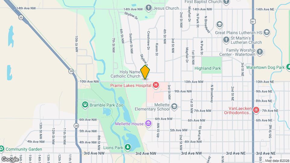 3333 10th Ave NW Map and Location Details