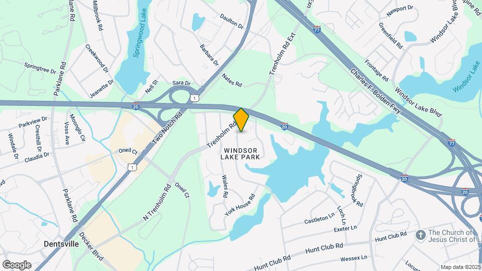 2916 Chatsworth Rd Map and Location Details