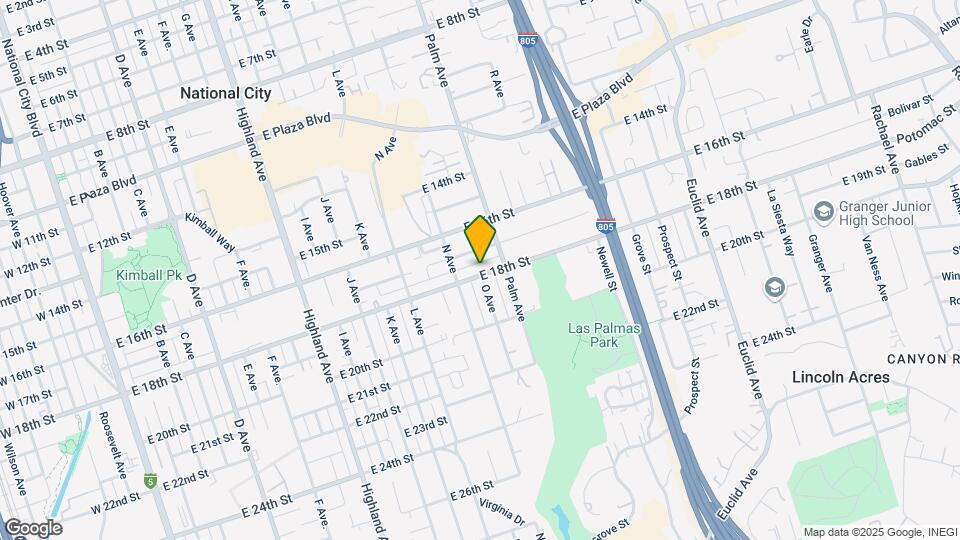 1443 E 18th St Mapa y Detalles de la Ubicación